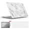 IBENZER Compatible with Old Version MacBook Air 13 Inch Case 20172010 Release Models A1466A1369 Plastic Hard Shell Case with Keyboard Screen Cover for Mac Air 13 White Marble A1301WHMB2