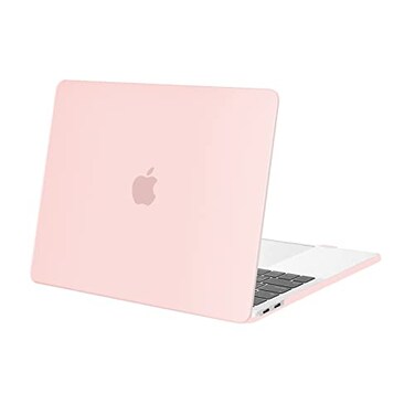 MOSISO Compatible with MacBook Pro 13 inch Case M2 2026 2025 2024 2023 20222016 A2338 M1 A2251 A2289 A2159 A1989 A1708 A1706 withWithout Touch Bar Plastic Hard Shell Case Cover Chalk Pink