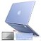 IBENZER Compatible with MacBook Pro 13 Inch Case 2015 2014 2013 end 2012 A1502 A1425 Hard Shell Case Keyboard Cover Screen Protector for Old Version Apple Mac Retina 13 Serenity Blue R1301SRL2A