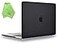 UESWILL Smooth Matte Hard Case Compatible with 20162019 Release MacBook Pro 15 inch with Touch Bar USBC Model A1990 A1707 Black