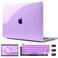 CISSOOK Cover for MacBook Pro 13 Inch Case Purple 20252020 Release A2251 A2289 A2338 with Touch Bar Plastic Hard Shell Case with Keyboard Cover for Pro 13 M1 M2 Purple
