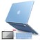 IBENZER Compatible with MacBook Pro 13 Inch Case 2015 2014 2013 end 2012 A1502 A1425 Hard Shell Case Keyboard Cover Screen Protector for Old Version Apple Mac Retina 13 Airy Blue R13ARBL2