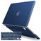 IBENZER Compatible with MacBook Pro 13 Inch Case 2015 2014 2013 end 2012 A1502 A1425 Hard Shell Case with Keyboard Cover for Old Version Apple Mac Pro Retina 13 Navy Blue R13NVBL1