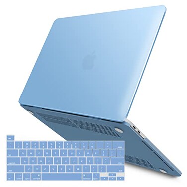 IBENZER Compatible with MacBook Pro 13 Inch Case M2 M1 2026 2025 2024 2023 2022 A2338 A2289 A2251 A2159 A1989 A1706 A1708 Hard Shell Case Keyboard Cover for Mac Pro 13 Airy Blue T13ARBL1B