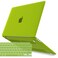 IBENZER Compatible with New MacBook Air 13 inch Case 2022 2021 2020 M1 A2337 A2179 A1932 Plastic Hard Shell Case with Keyboard Cover for Mac Retina Display with Touch ID Avocado Green MAT13AVGN1