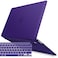 IBENZER Compatible with New MacBook Air 13 inch Case 2022 2021 2020 M1 A2337 A2179 A1932 Plastic Hard Shell Case with Keyboard Cover for Mac Retina Display with Touch ID Ultra Purple MMAT13UAPU1