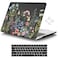 iCasso Compatible with MacBook Pro 13 inch Case 2022 20212016 Release A2338 M2M1A2251A2289A2159A1706A1708 Plastic Hard Shell Case with 5 Rows Keyboard Cover for MacBook Pro 13Black Weeds