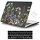 iCasso Compatible with MacBook Pro 13 inch Case 2022 20212016 Release A2338 M2M1A2251A2289A2159A1706A1708 Plastic Hard Shell Case with 5 Rows Keyboard Cover for MacBook Pro 13Black Weeds