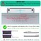 LanBaiLan Compatible for MacBook Pro 13 inch with Touch Bar 2022 2020 2019 2018 2017 2016 Release M1 M2 Chip A2338 A2289 A2251 A2159 A1989 A1706 A1708 Laptop Case Keyboard Cover Wave Colorful