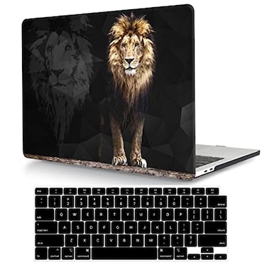 Bandless Laptop Case Compatible with MacBook Air 13 Retina wTouch ID 202020192018 Release Model A1932 A2179 A2337 M1Plastic Hard Shell Case Cover Keyboard Cover Lion