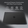 MOSISO Compatible with MacBook Air 13 inch Case M1 2021 2020 2019 2018 Release A2337 A2179 A1932 Touch ID Plastic Hard Shell CoverKeyboard Cover for MacBook Air 133 inch Case M1 Black
