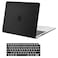 MOSISO Compatible with MacBook Air 13 inch Case M1 2021 2020 2019 2018 Release A2337 A2179 A1932 Touch ID Plastic Hard Shell CoverKeyboard Cover for MacBook Air 133 inch Case M1 Black