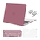 MOSISO Compatible with MacBook Air 13 inch Case M5 2026 M4 2025 M3 M2 20242022 A3449 A3240 A3113 A2681 Hard ShellKeyboard CoverScreen FilmType C for MacBook Air 136 inch Case Dusty Rose
