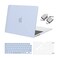 MOSISO Compatible with MacBook Air 13 inch Case M5 2026 M4 2025 M3 M2 20242022 A3449 A3240 A3113 A2681 Hard ShellKeyboard CoverScreen FilmType C for MacBook Air 136 inch Case Pastel Blue