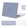 MOSISO Compatible with MacBook Pro 13 inch Case M2 2026 2025 2024 2023 20222016 A2338 M1 A2251 A2289 A2159 A1989 A1708 A1706Plastic Hard ShellKeyboard CoverScreen FilmStorage Bag Lavender Gray