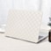 Seorsok Compatible with MacBook Pro 13 inch Case M2 2023202220212016 A2338 M1 A2251 A2289 A2159 A1989 A1708 A1706Elegant Leather Plastic Hard CaseTransparent Keyboard CoverBeige No Logo Cutout