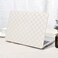 Seorsok Compatible with MacBook Pro 13 inch Case M2 2023202220212016 A2338 M1 A2251 A2289 A2159 A1989 A1708 A1706Elegant Leather Plastic Hard CaseTransparent Keyboard CoverBeige No Logo Cutout
