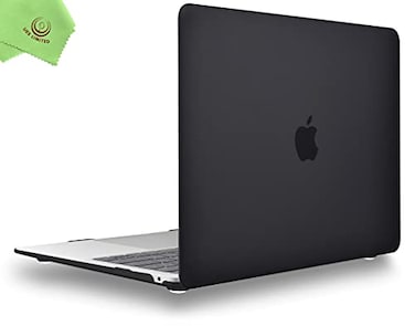 UESWILL 2022 2021 2020 MacBook Air 13 inch Case M1 A2337 A2179 A1932 Hard Shell Case Cover for MacBook Air 133 inch with Retina Display Touch ID 20182022 Black