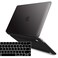 IBENZER Compatible with MacBook Pro 15 Inch Case 2019 2018 2017 2016 A1990 A1707 Plastic Hard Shell Case with Keyboard Cover for Mac Pro 15 Touch Bar Black T15BK1B