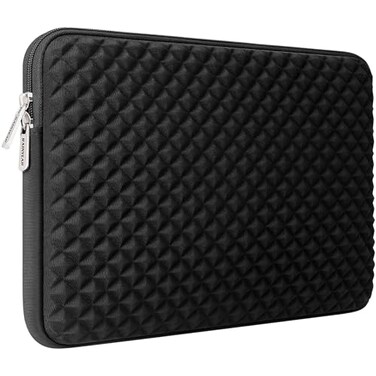RAINYEAR make RAINYEAR 11 Inch Laptop Sleeve Diamond Foam Shock Resistant Neoprene Case Fluffy Lining Carrying Bag Compatible with 116 MacBook Air Surface MacBook Neo A18 for 11 Computer Notebook Blac