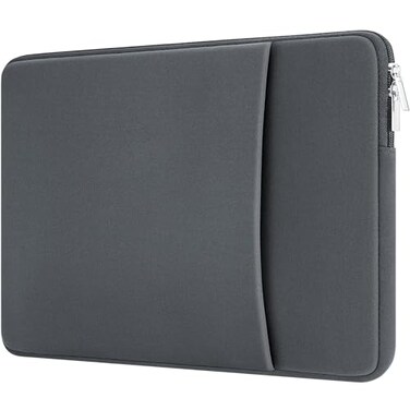 MicaYoung 14 Inch Laptop Sleeve Shockproof Padded Carrying Case Computer Protective Cover Bag with Pocket Compatible with 14 Inch Acer ASUS HP Dell Chromebook Thinkpad Notebook Gray