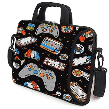 XMBFZ 156 laptop sleeve chromebook case adjustable shoulder strap with handle accessory pocket Games