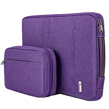 Voova Laptop Sleeve Case 13 14 Inch Compatible with MacBook Air 13 M2M3M4 MacBook Pro 1314135Surface Laptop 45Chromebook 142 in 1 Waterproof Computer Bag with Detachable Accessory Pouch