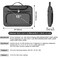 BERTASCHE 12313 Inch Laptop Sleeve Bag Compatible with MacBook Air 13Pro 13 Surface Pro 1110987654 iPad ProAir 13inch Notebook Laptop Carrying Case with Shoulder StrapGrey