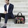 ALAZA Laptop Case Bag Sleeve Portable Crossbody Messenger Briefcase wStrap Handle 1517 inch Elephant