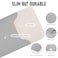 Allinside 13 inch Laptop Sleeve Case for MacBook Neo A18 ProMacBook Air 13 20182026MacBook Pro 13 20162022 Waterproof PU Leather Laptop Sleeve Bag Protective Vertical Case Cover Gray