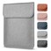 Allinside 13133 inch Laptop Sleeve Case for MacBook Pro 14 20212026MacBook Air 13 20102017MacBook Pro 13 20102015 Waterproof PU Leather Laptop Sleeve Bag Protective Vertical Case Cover Gray