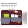 MOSISO 360 Protective Laptop Case 15 inch 15 inch Laptop Sleeve Compatible with MacBook Air M4 M3 M2 2025 2024 2023 Dell XPS Plus Side Open Carrying Case with 4 Zipper PocketsHandle Wine Red