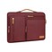 MOSISO 360 Protective Laptop Case 15 inch 15 inch Laptop Sleeve Compatible with MacBook Air M4 M3 M2 2025 2024 2023 Dell XPS Plus Side Open Carrying Case with 4 Zipper PocketsHandle Wine Red