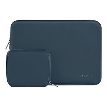 MOSISO Laptop Case 13 inch 13 inch Laptop Sleeve Bag Compatible with MacBook NeoAir M5 M4 M3 M2 M1 20262018 Pro M2 M1 20262016 Neoprene Computer Sleeve Bag with Small Case Haze Blue