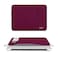 MOSISO Laptop Case 13 inch Laptop Sleeve Compatible with MacBook NeoAirPro 13 inch with A18M5M4M3M2M1 Chip 20262016 Polyester Vertical Computer Sleeve Bag with Pocket Wine Red