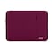 MOSISO Laptop Case 13 inch Laptop Sleeve Compatible with MacBook NeoAirPro 13 inch with A18M5M4M3M2M1 Chip 20262016 Polyester Vertical Computer Sleeve Bag with Pocket Wine Red