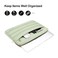 MOSISO Laptop Case 133 inch13133 inch Puffy Laptop Sleeve Compatible with MacBook NeoAir 136 M5 M4 M3 M2 M1Pro 1314HP Dell ASUS LenovoPolyester Horizontal Bag with Small Case Sage Green