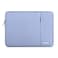MOSISO Laptop Case 15 inch 15 inch Laptop Sleeve Compatible with MacBook Air M5 A3448 M4 A3241 M3 A3114 M2 A2941 20262023 Dell XPS Polyester Vertical Computer Sleeve Bag with Pocket Pastel Blue