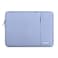 MOSISO Laptop Case 15 inch 15 inch Laptop Sleeve Compatible with MacBook Air M5 A3448 M4 A3241 M3 A3114 M2 A2941 20262023 Dell XPS Polyester Vertical Computer Sleeve Bag with Pocket Pastel Blue