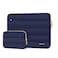 MOSISO Laptop Case 16 inch 15156 inch Puffy Laptop Sleeve Compatible with MacBook Pro 16 M5 M4 M3 M2 M1 HP Dell ASUS Acer Toshiba Lenovo Polyester Horizontal Bag with Small Case Navy Blue