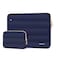 MOSISO Laptop Case 16 inch 15156 inch Puffy Laptop Sleeve Compatible with MacBook Pro 16 M5 M4 M3 M2 M1 HP Dell ASUS Acer Toshiba Lenovo Polyester Horizontal Bag with Small Case Navy Blue