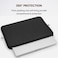 RAINYEAR make RAINYEAR 13 Inch Laptop Sleeve Soft PU Leather Case Water Resistant Padded Cover Bag Compatible with MacBook Neo A18 13 MacBook ProAir A3449 A2681 A3113 A3240 A2338 A2337 Black