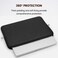 RAINYEAR make RAINYEAR 13 Inch Laptop Sleeve Soft PU Leather Case Water Resistant Padded Cover Bag Compatible with MacBook Neo A18 13 MacBook ProAir A3449 A2681 A3113 A3240 A2338 A2337 Black