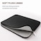 RAINYEAR make RAINYEAR 13 Inch Laptop Sleeve Soft PU Leather Case Water Resistant Padded Cover Bag Compatible with MacBook Neo A18 13 MacBook ProAir A3449 A2681 A3113 A3240 A2338 A2337 Black