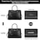CLUCI Leather Briefcase for Women 156 Inch Laptop Business Vintage Slim Ladies Shoulder Bag