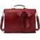 ECOSUSI Womens Briefcase Vegan Leather 156 inch Laptop Bag for Work Computer Shoulder Satchel Bag with Detachable Bow Red