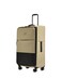 ANTLER Soft Stripe Large Luggage 31 Softside Suitcase Durable Lightweight Expandable 4 Spinner Wheels Adjustable Handle TSA Lock Sand Yellow