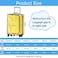 Sadnyy 3 Pieces Clear Luggage Cover PVC Suitcase Luggage Protector for 20 24 28 Luggage Waterproof CoverGray BorderRegular Style
