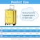 Sadnyy 3 Pieces Clear Luggage Cover PVC Suitcase Luggage Protector for 20 24 28 Luggage Waterproof CoverGray BorderRegular Style