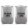 GigabitBest 2PCS 24 Inch Clear PVC Luggage Cover Protector Waterproof Suitcase Cover Dustproof AntiScratch TSA Approved Luggage Covers for Suitcase Fits 24 Wheeled Luggage GrayEdge 04mm Thick